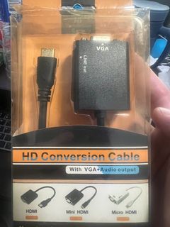 Mini HDMI to VGA Conversion Cable64210932858753110