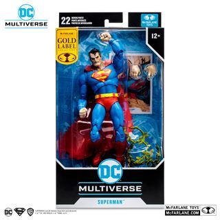 MISB McFarlane Toy Store Exclusive Gold Label Collection DC Multiverse Hush Superman Variant