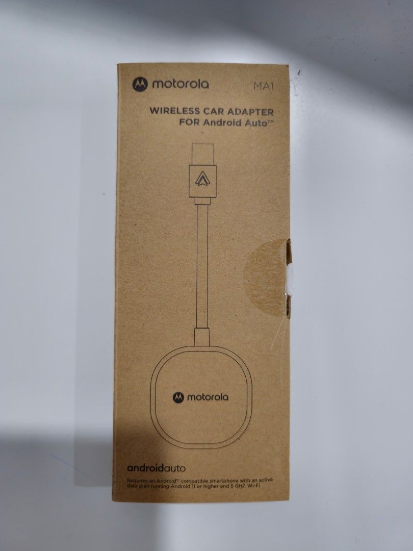 Motorola MA1 Wireless Android Auto Car Adapter, Car Accessories,  Electronics & Lights on Carousell
