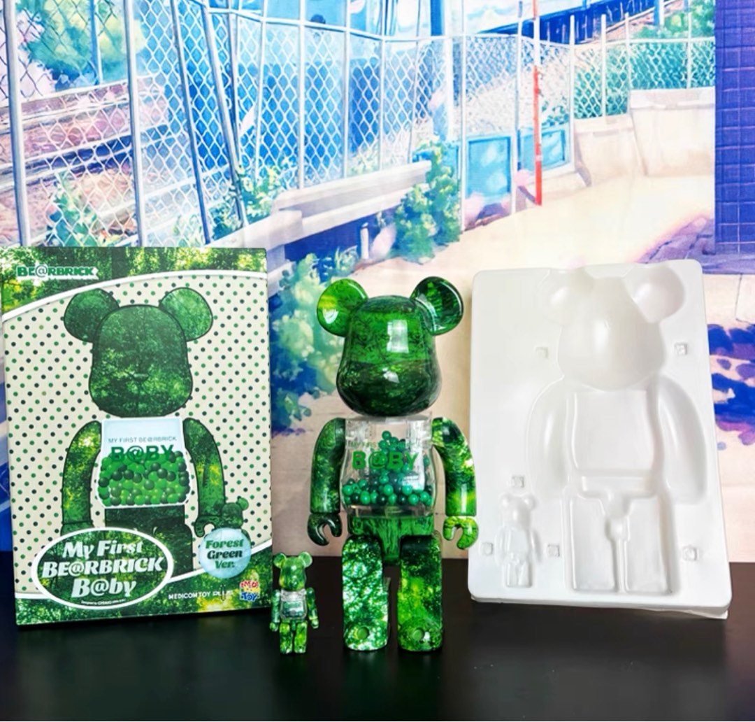 400% BE@RBRICK B@BY × FOREST GREEN - ゲーム・おもちゃ・グッズ
