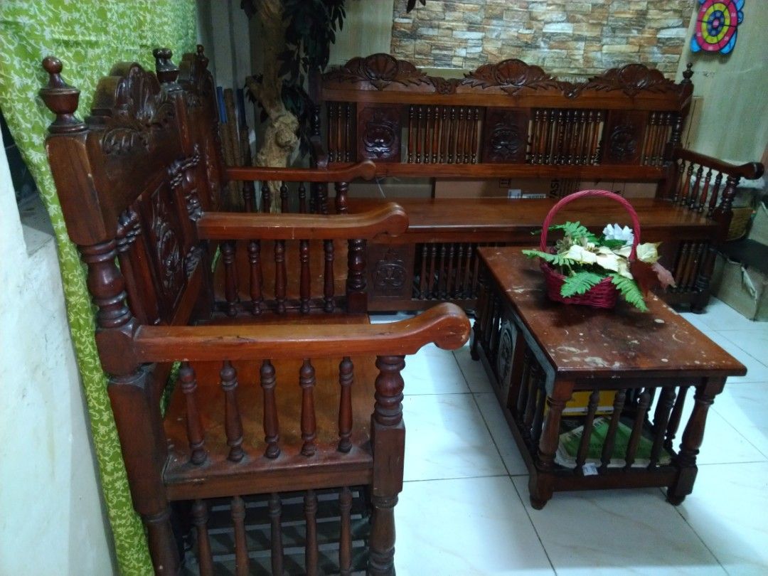 Narra Sala Set Philippine Made, Furniture & Home Living, Furniture