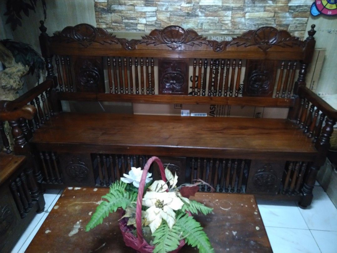 Narra Sala Set Philippine Made, Furniture & Home Living, Furniture