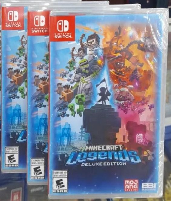 NEW AND SEALED Nintendo Switch Game Minecraft Legends Deluxe Edition 我的世界:  传奇, Video Gaming, Video Games, Nintendo on Carousell