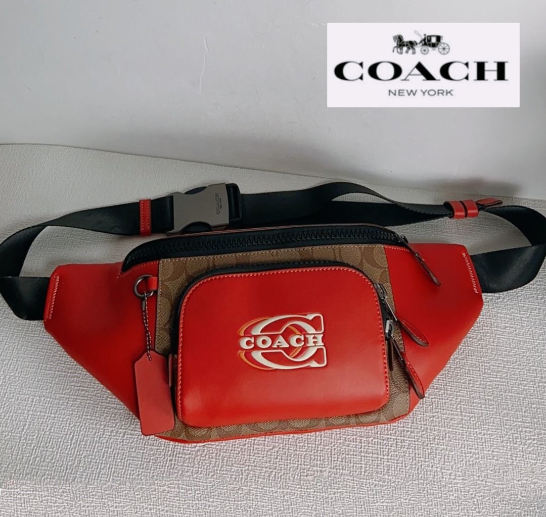 Coach fanny pack red online