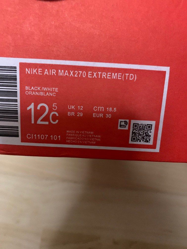PS) Nike Air Max 270 Extreme 'Oracle Aqua Blue' CI1107-101 - KICKS