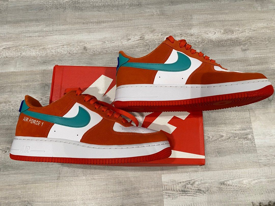 Nike Air Force 1 '07 LV8 'Athletic Club - Rush Orange Washed Teal'  DH7568-800