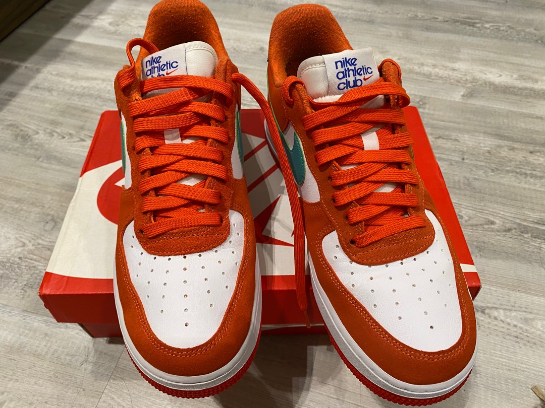 Nike Air Force 1 '07 LV8 'Athletic Club - Rush Orange Washed Teal' - Dh7568-800, Men's