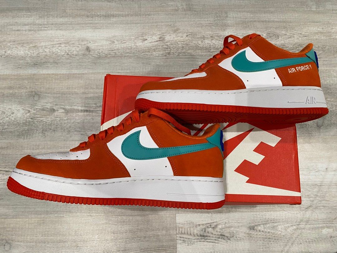 Nike Air Force 1 '07 LV8 'Athletic Club - Rush Orange Washed Teal'  DH7568-800