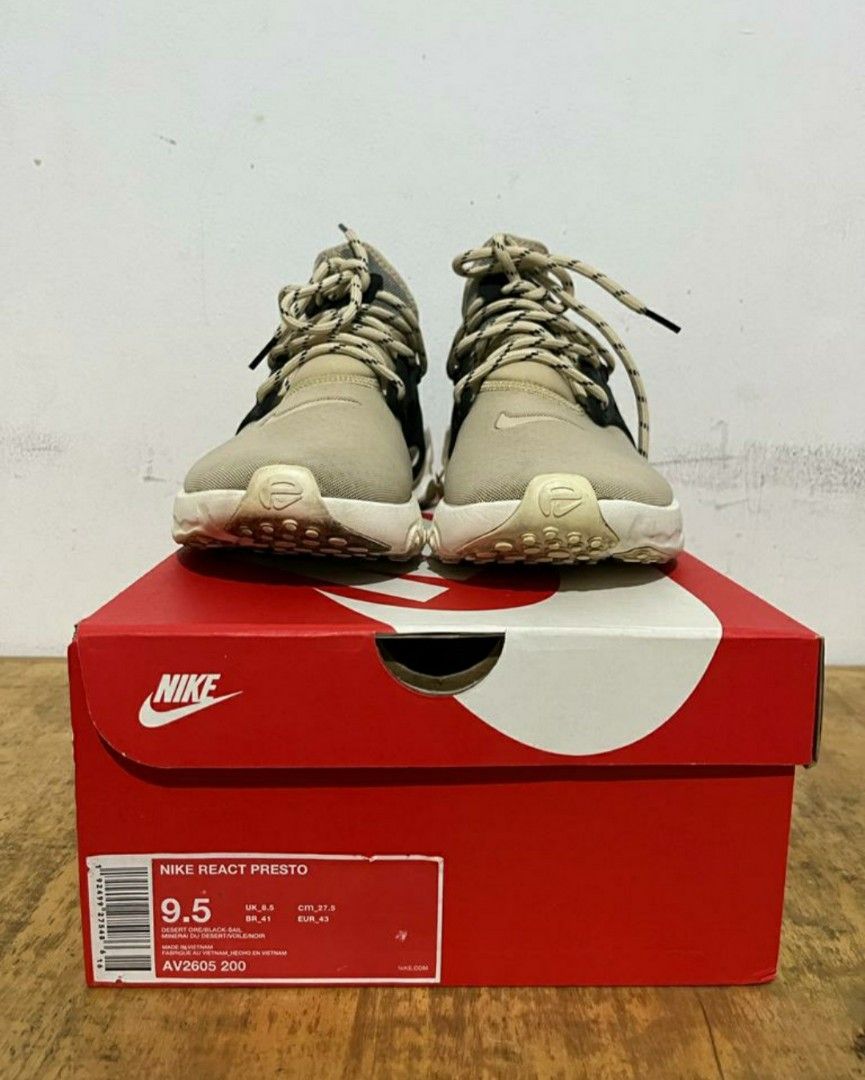 nike react presto desert ore