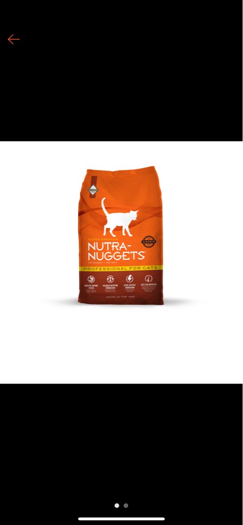 Nutra nuggets professional cat food 3kg, Pet Supplies, Pet Food on Carousell