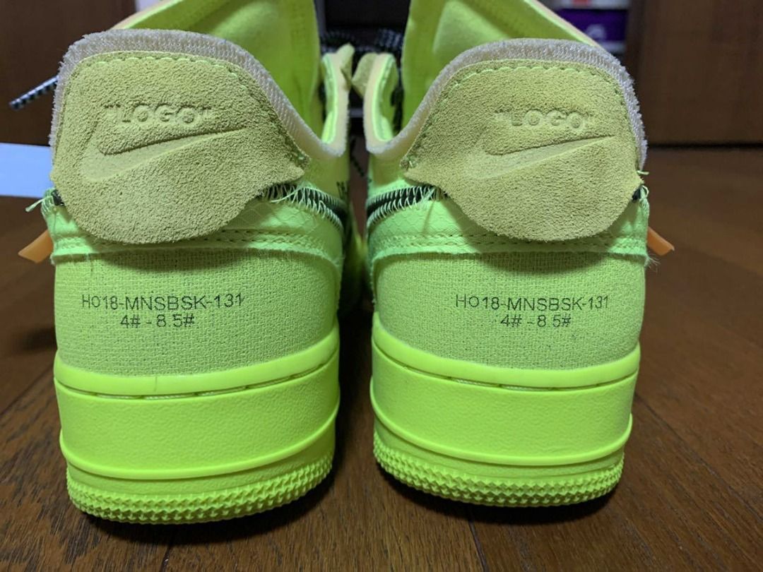 OFF-WHITE × NIKE AIR FORCE 1 LOW VOLT 25.5cm, 名牌, 鞋及波鞋