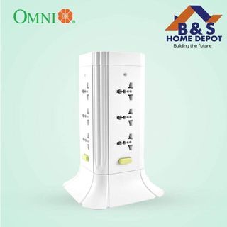 OMNI Universal Tower Extension Cord 12 Gang with Switch  WTE-512