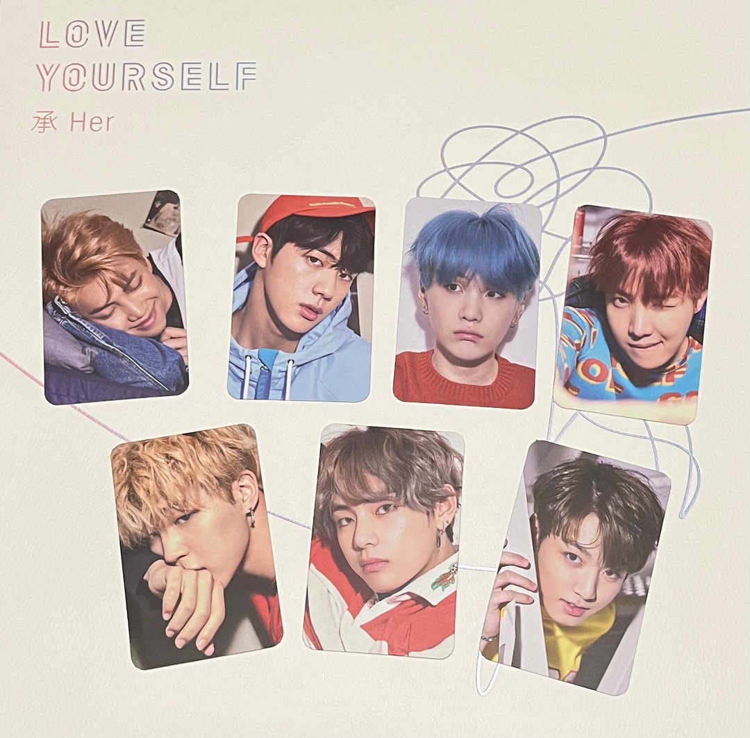 Onhand Bts Ly Vinyl Photocard / Love Yourself Her Pc, Hobbies & Toys,  Memorabilia & Collectibles, K-Wave On Carousell
