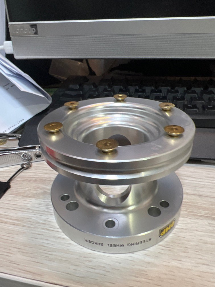 Original omp steering spacer, Car Accessories, Accessories on Carousell