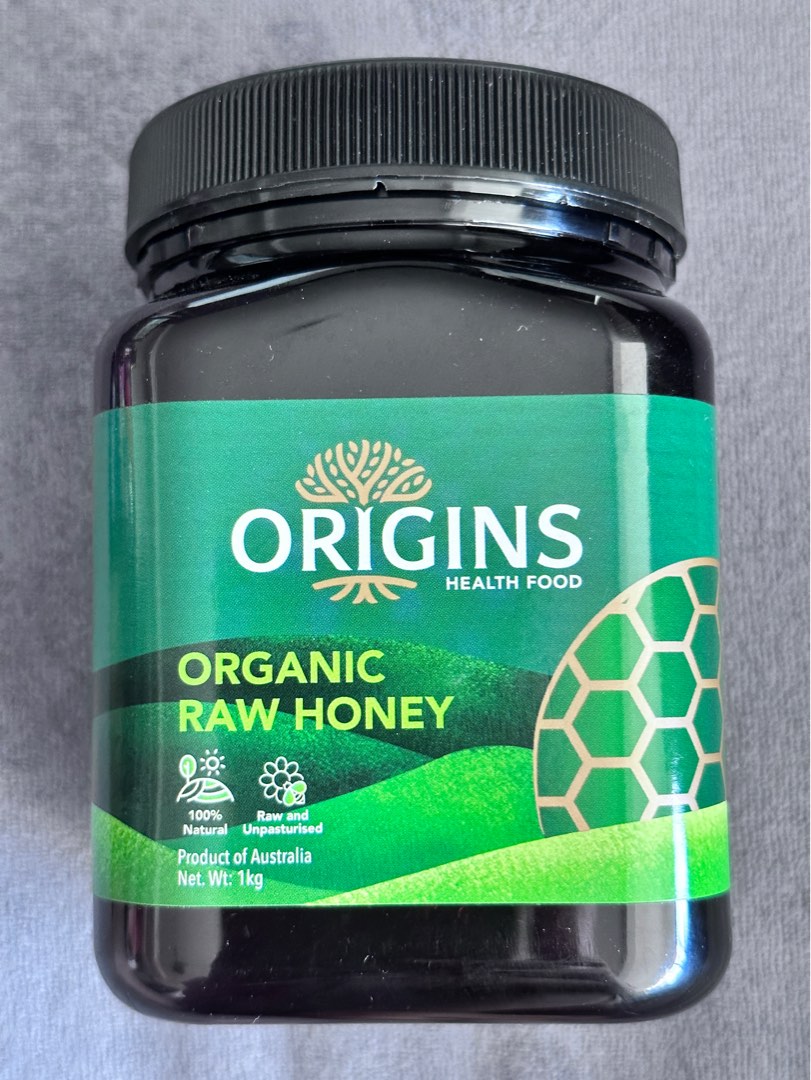 Origins Organic Raw Honey 1 kg, Health & Nutrition, Health Supplements
