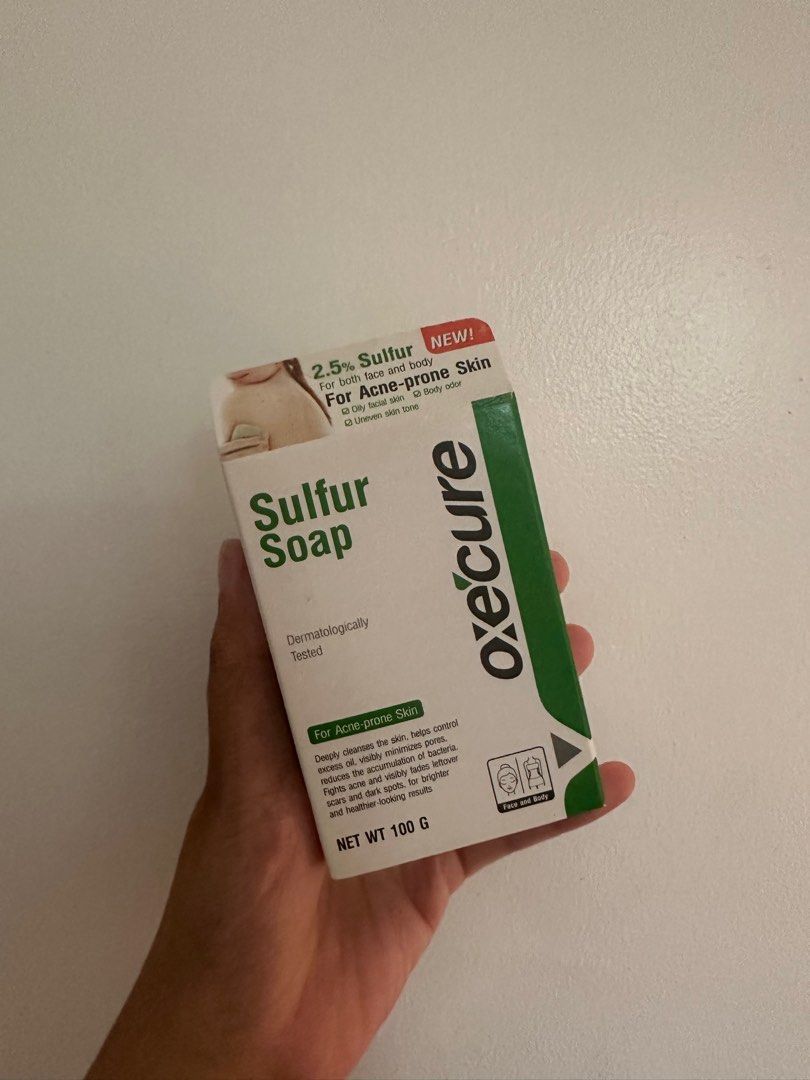 Oxecure Sulfur Soap 100g, Beauty & Personal Care, Bath & Body, Bath on