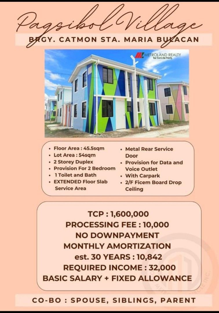 Pagsibol Village Catmon Sta Maria, Property, For Sale, House & Lot on