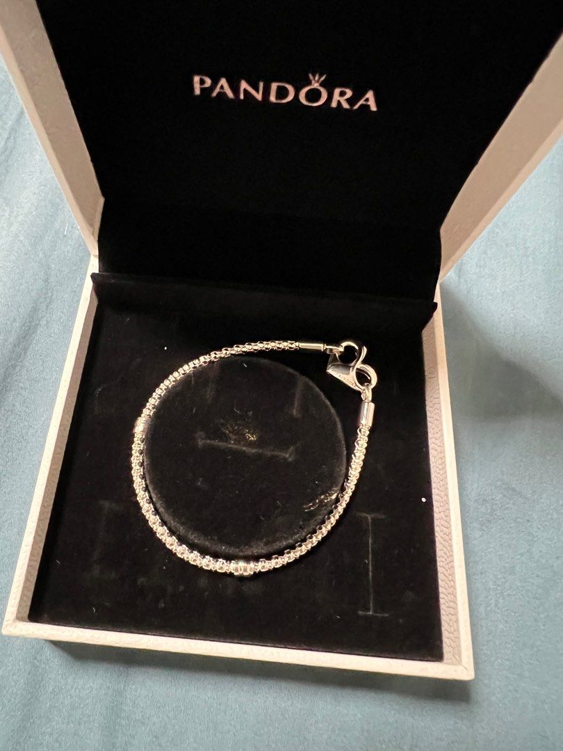 Pandora Moments Studded Chain Bracelet, Women's Fashion, Jewelry &  Organisers, Bracelets on Carousell