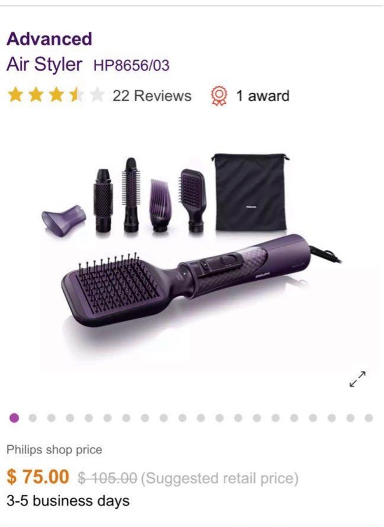 Philips air deals straightener