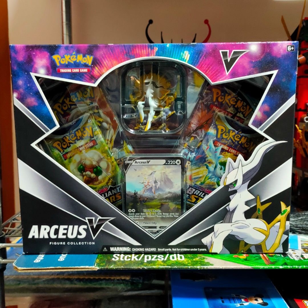 Pokemon TCG Arceus V Figure Collection Box NEW, Hobbies & Toys, Toys