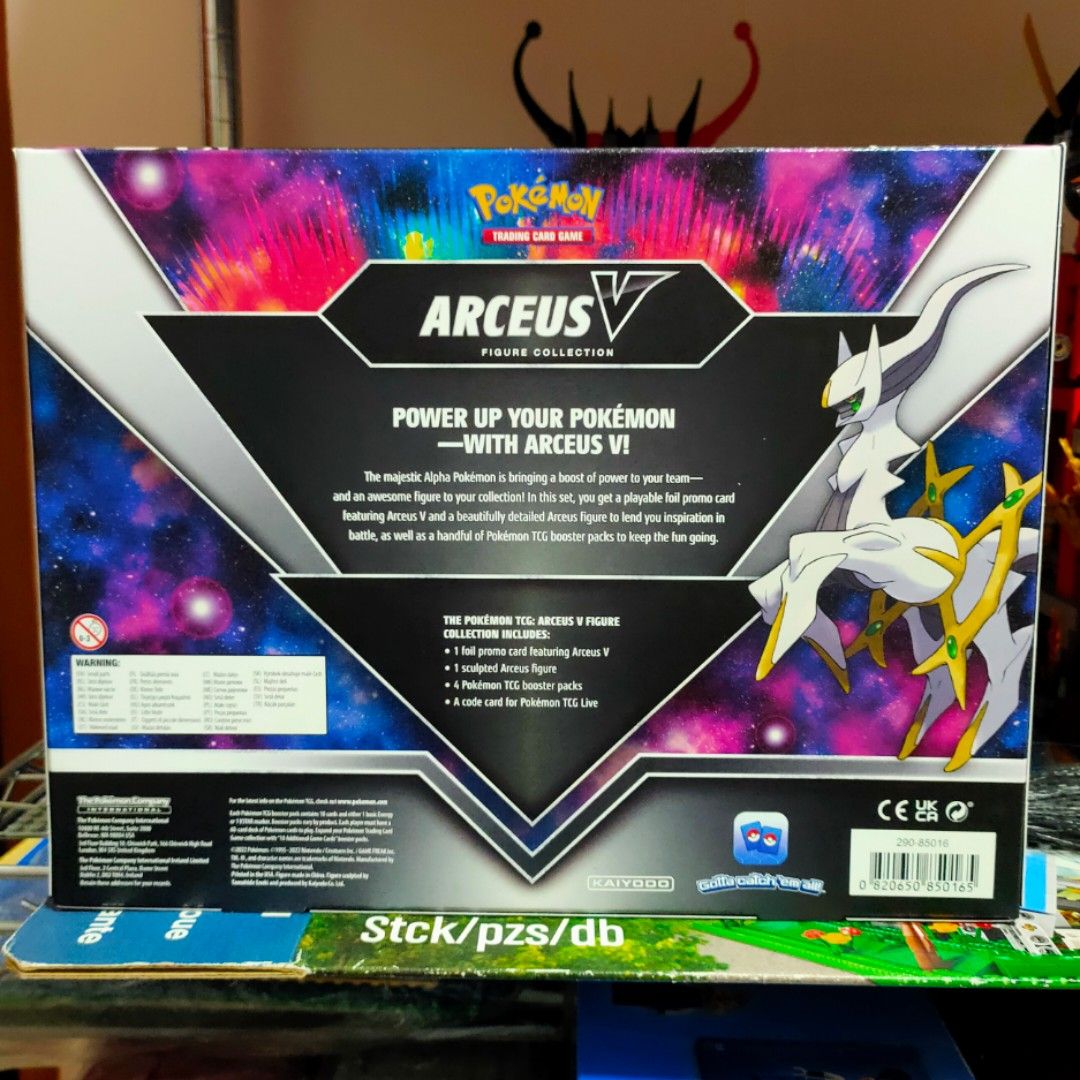 Pokemon TCG Arceus V Figure Collection Box NEW, Hobbies & Toys, Toys