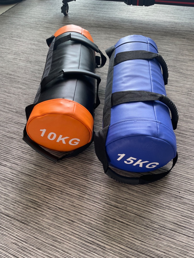 Power bags x 2, Sports Equipment, Exercise & Fitness, Weights