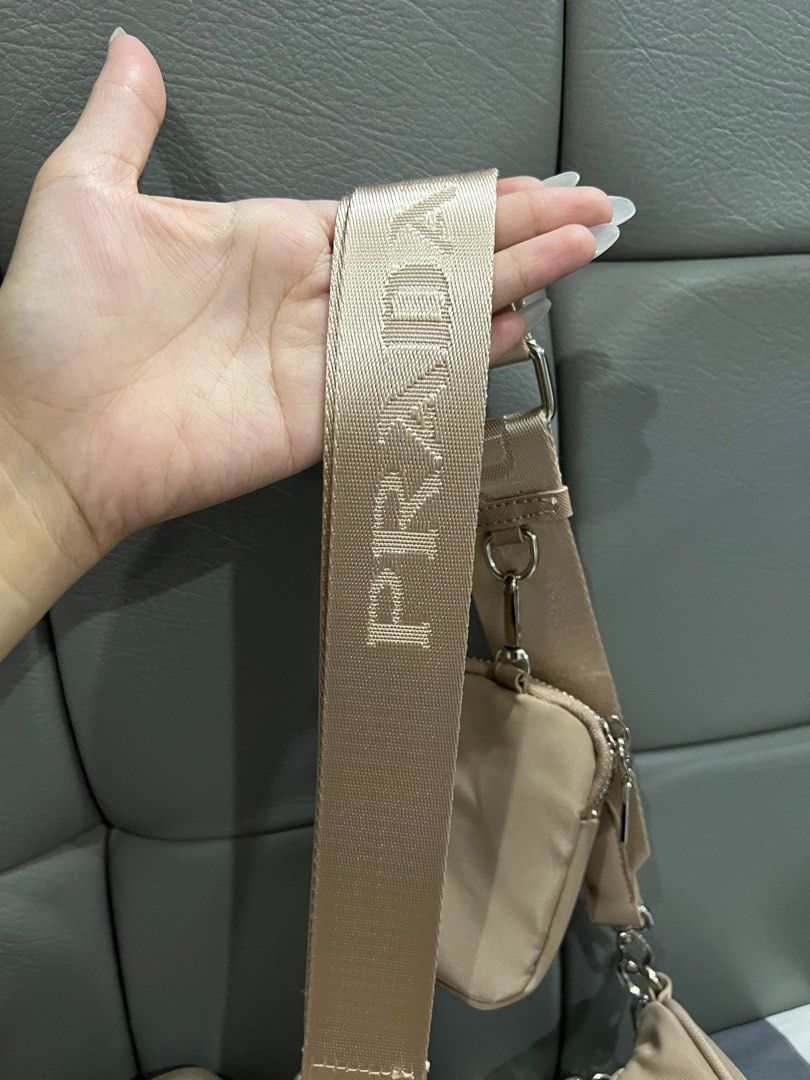 Prada Re-Edition 2005 Saffiano leather Multi Pochette, Luxury, Bags &  Wallets on Carousell