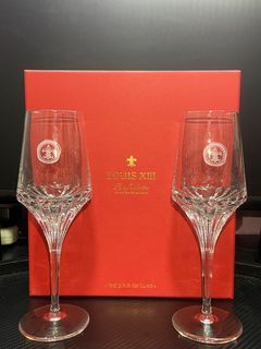 Lot - Pair Remy Martin Louis XIII Pillet Crystal Glasses
