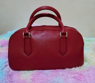 Red Epi Leather Handbag
