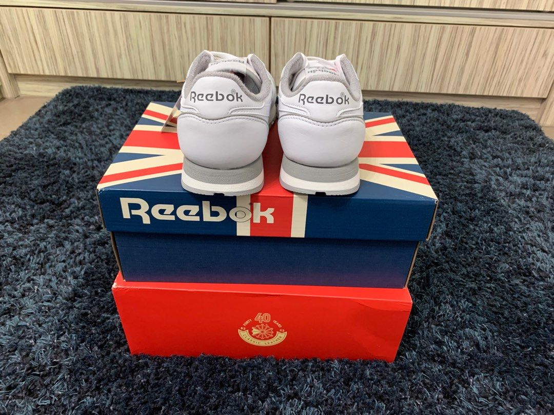 Reebok Classic Leather 40 Years Anniversary white grey chalk