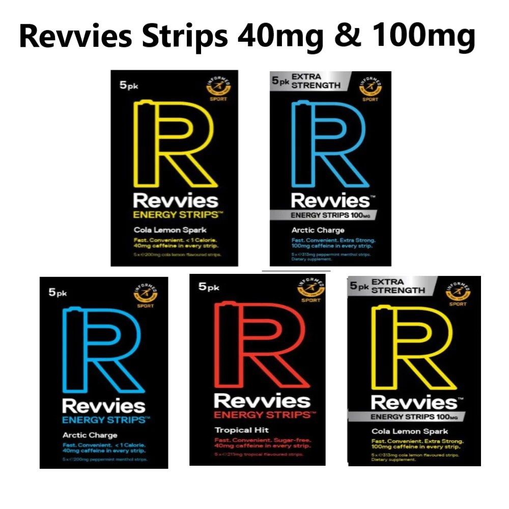 Revvies Energy Strip (Caffeine), Health & Nutrition, Health Supplements