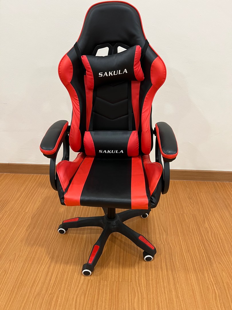 Sakula gaming chair budget red, Furniture & Home Living, Furniture