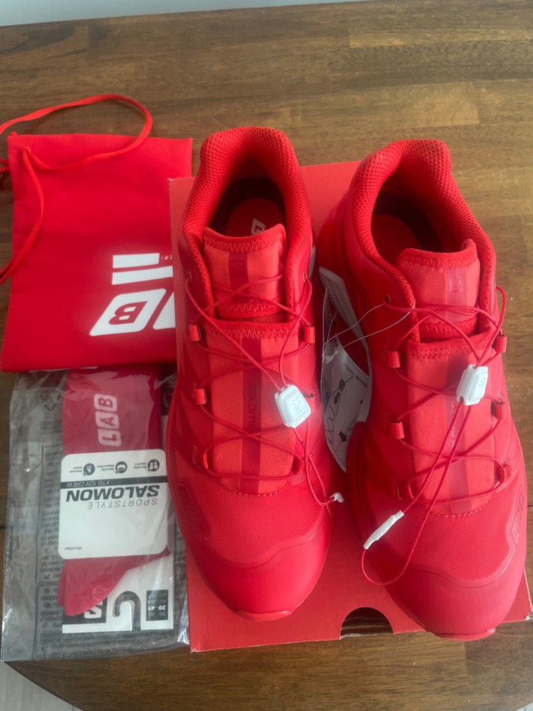 売れ筋がひ新作! Salomon black XT-6 27 10Y 29.5cm red