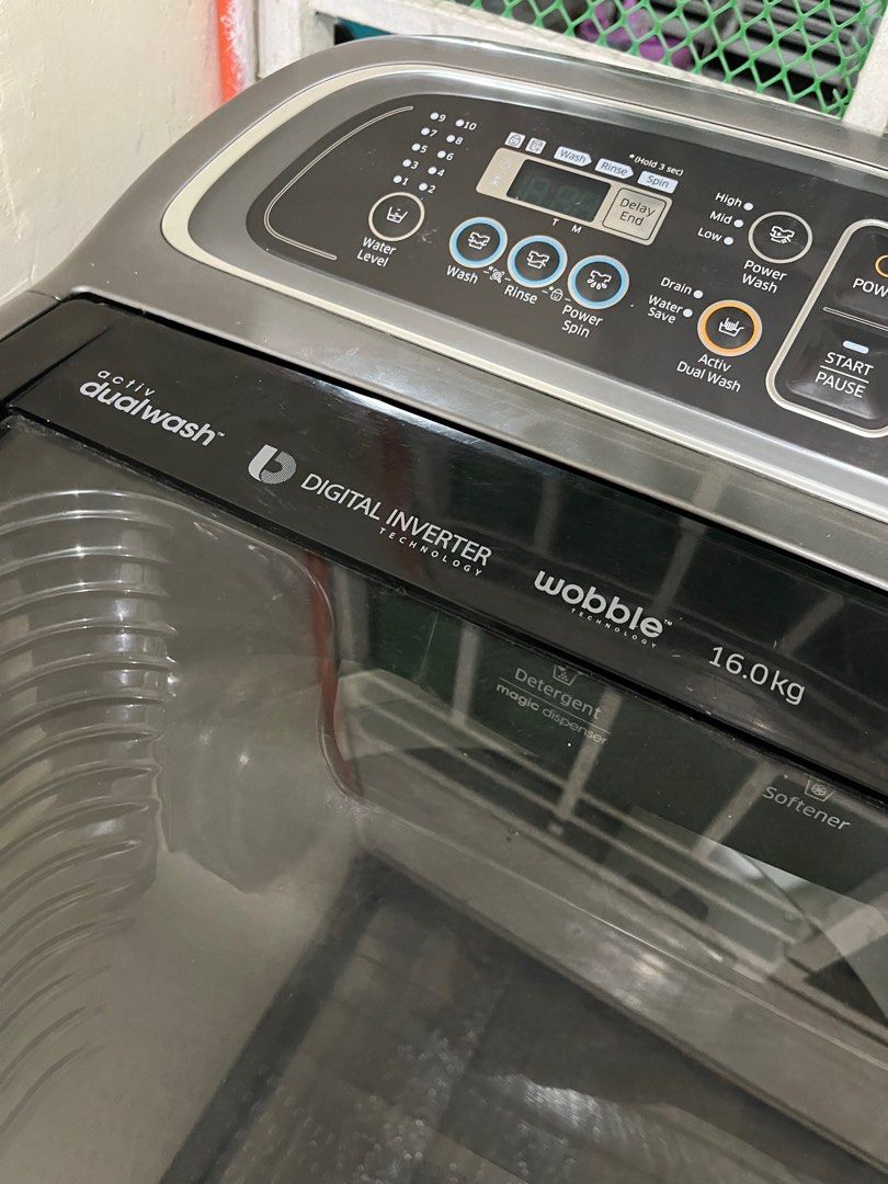 Samsung automatic washing machine 16kg, TV & Home Appliances, Washing Machines and Dryers on