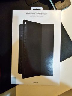 Samsung Tablet S8+ S7+ S7FE 12.4 inch Book Cover Keyboard Slim Case