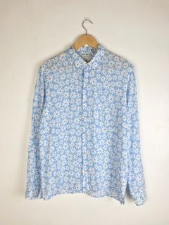 Sandro Paris - Floral Blue Print Shirt