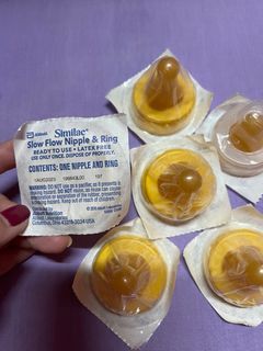Similac slow flow nipple and ring