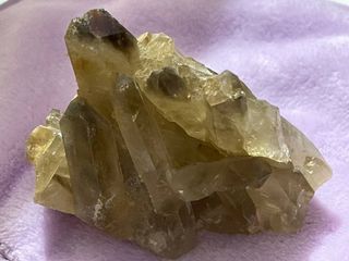 Smokey Citrine Cluster