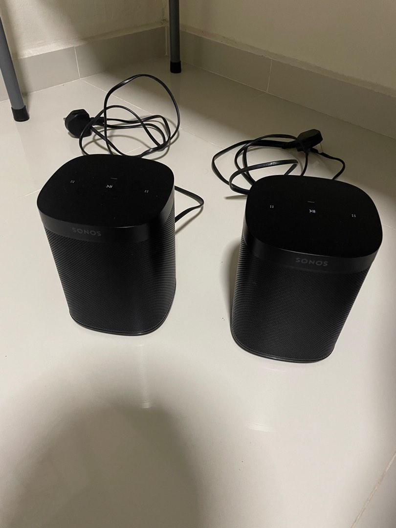 Sonos One 2nd Gen Smart Speaker W Alexa Google Assistant Black