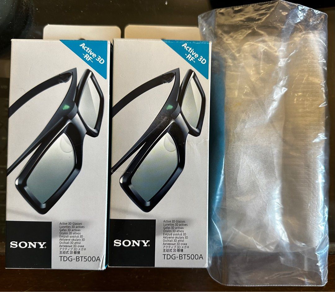 Sony active 3d glasses TDGBT500A (2 pairs), TV & Home Appliances, TV