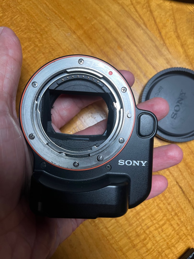 Sony LA-EA4r. Rechipped! No glass! Can use Minolta alpha mount