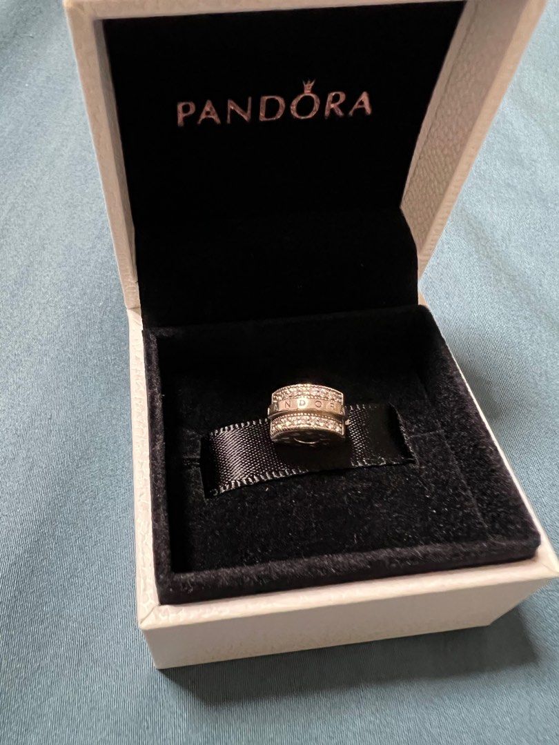 Pandora | 799403C01 Sparkling Line Clip Charm Silver