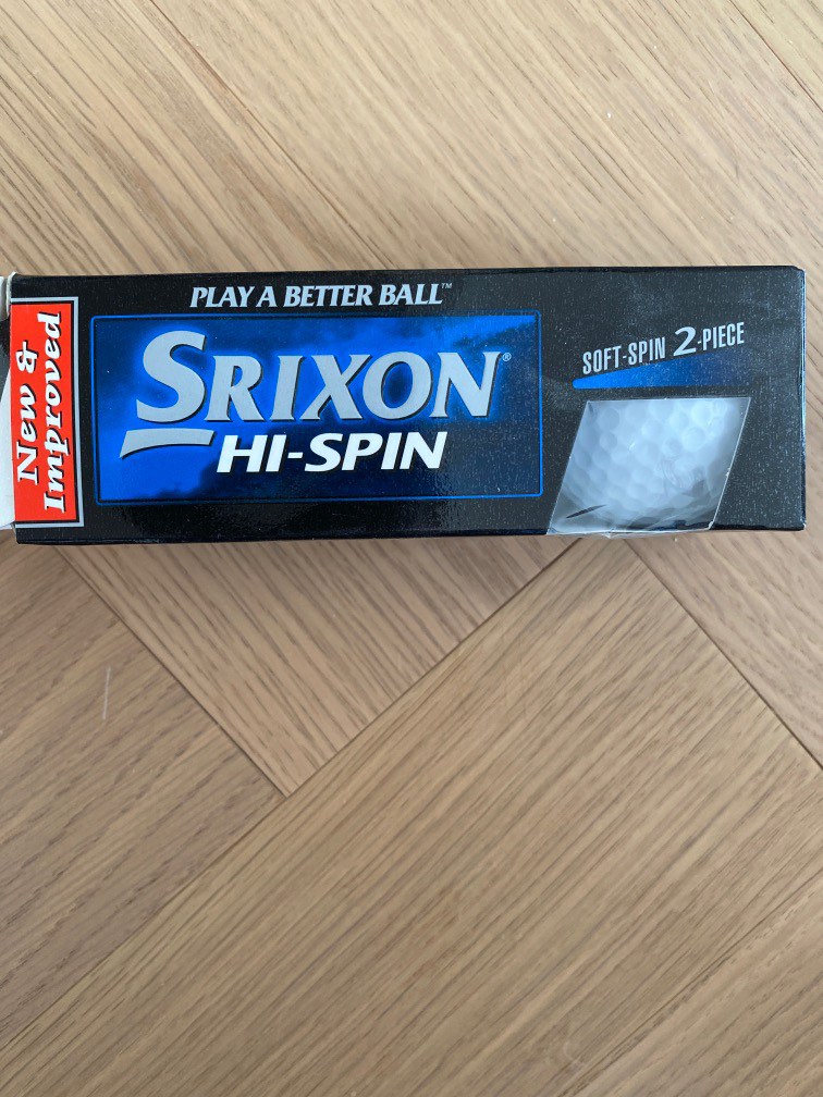 Srixon HiSpin Golf Balls, Sports Equipment, Other Sports Equipment and