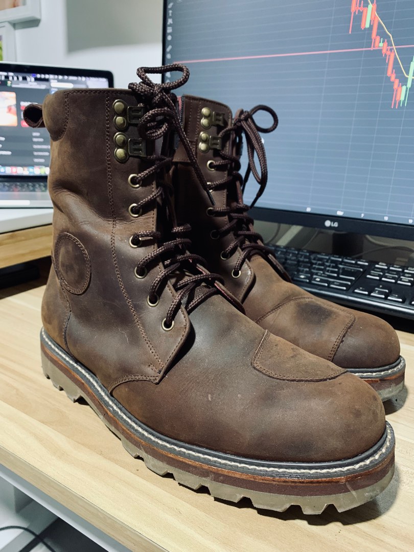 Stitched store sole boots