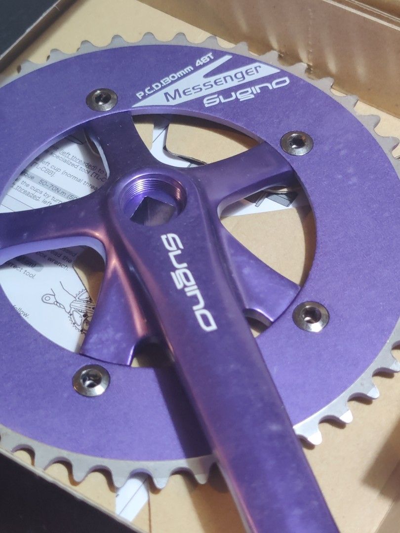 Sugino RD2 Messenger Crankset Sports Equipment Bicycles Parts