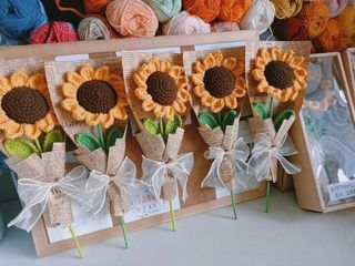 Sunflower crochet