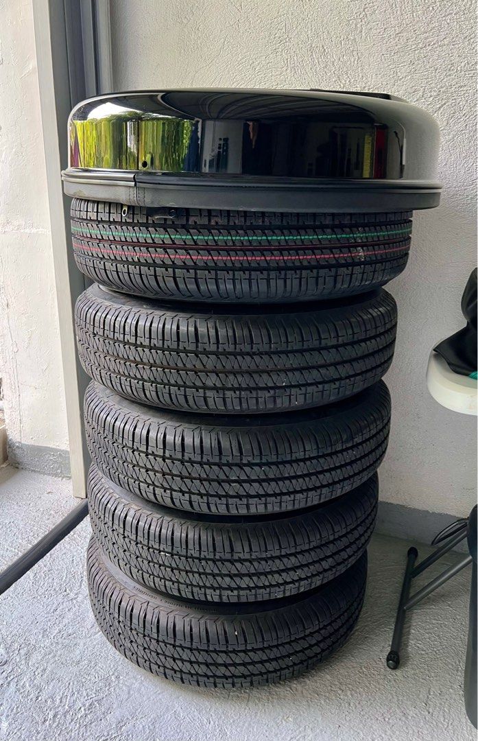 Suzuki Jimny Mags Tires and Cover, Car Parts & Accessories, Mags and Tires on Carousell