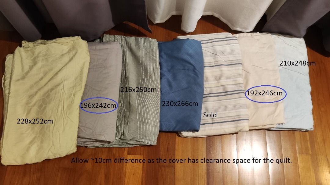 Tencel/Modal Quilt Cover Super King / King /Queen, Furniture & Home ...