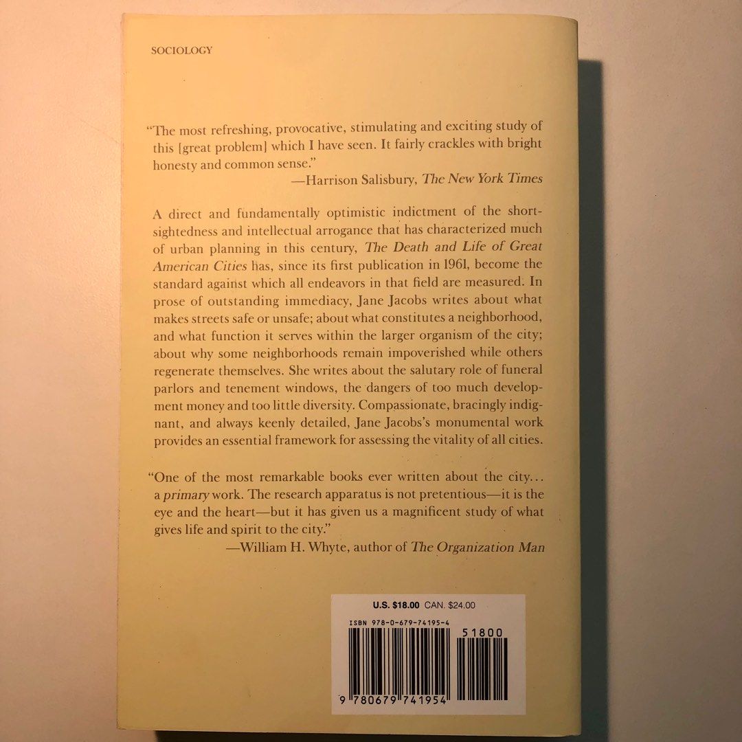 The Death and Life of Great American Cities, Hobbies & Toys, Books