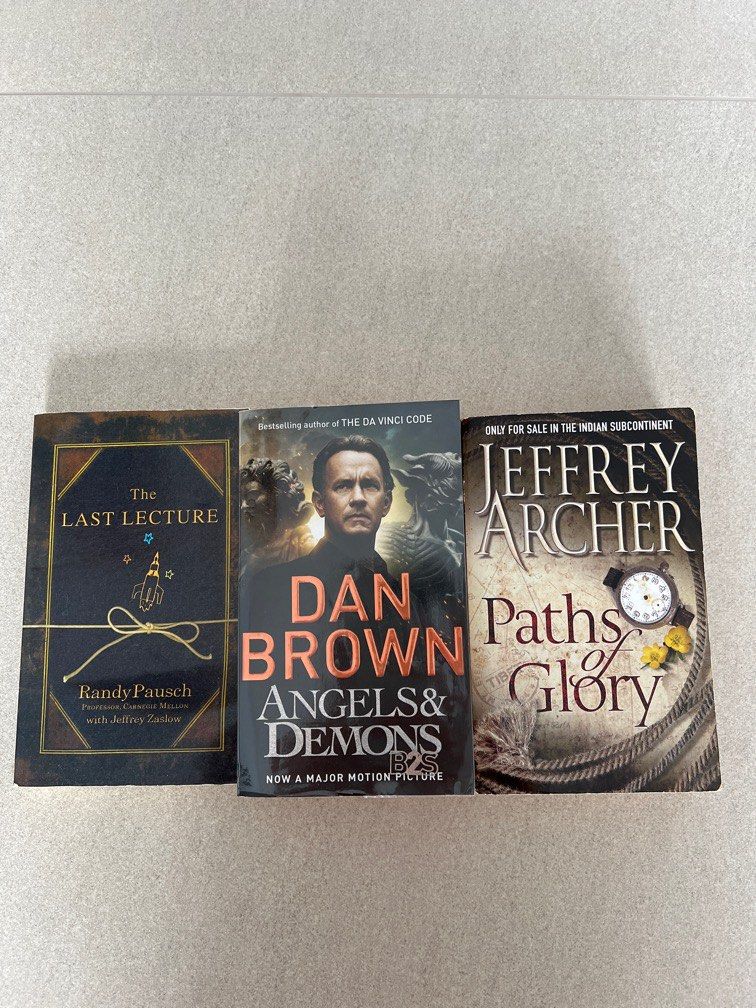 the-last-lecture-by-randy-pausch-angels-demons-by-dan-brown-paths